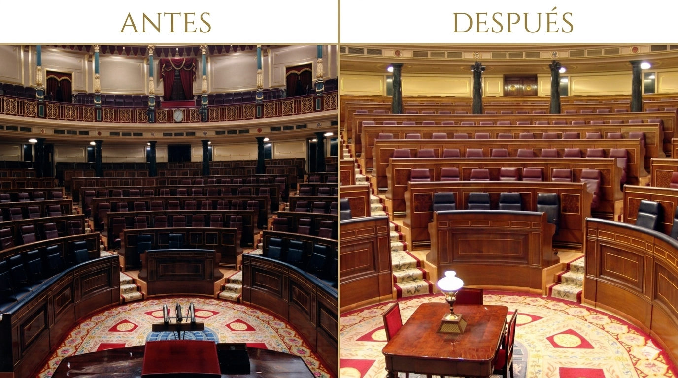restuaracion antes y despues